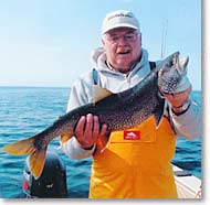 Michigan lake trout fishing