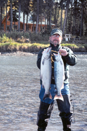 silver salmon fishing
